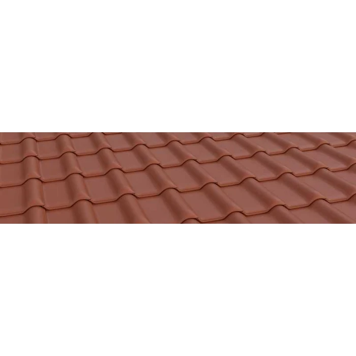 Керамическая черепица Braas Рубин 13V Ангоб медный