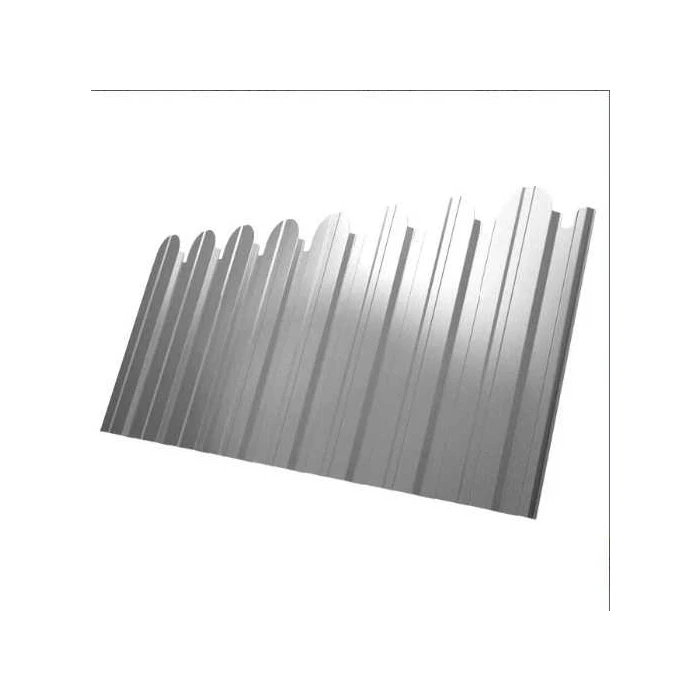 Профлист фигурный Grand Line C10A 0.5 Цинк Без покрытия Бесцветный