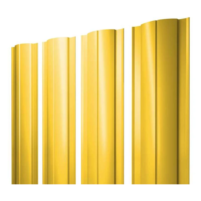 Штакетник Круглый Grand Line 0,45 Полиэстер RAL 1018 Цинково-Желтый